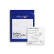 Forehead patch applied to skin, a non-invasive alternative to aesthetic treatments for forehead lines