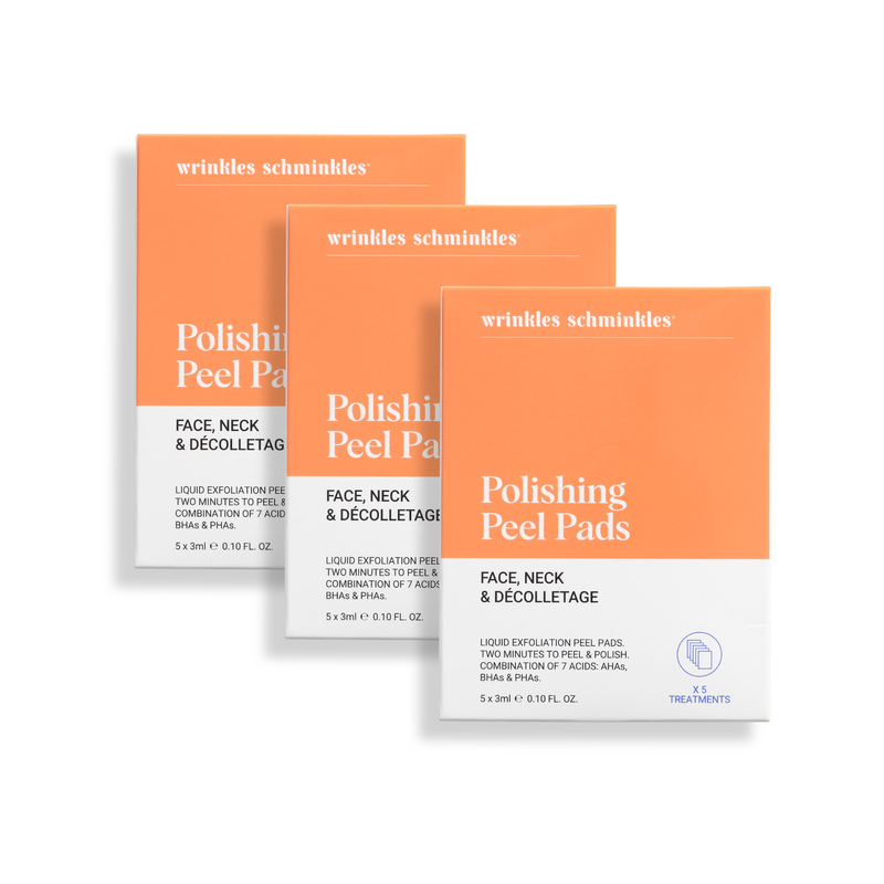Face, Neck & Décolletage Peel Pads - Set of 5 Towelettes