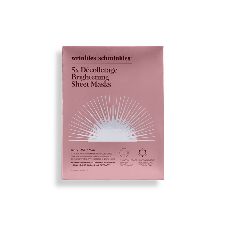 Décolletage Brightening Sheet Mask - 5 Pack
